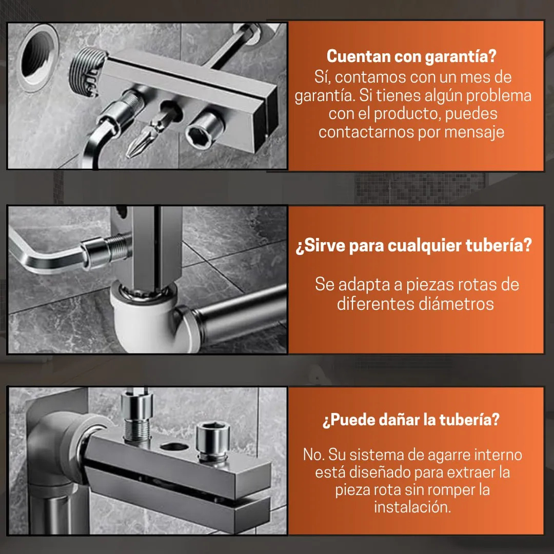 MaxTorque Kit🔩 - Extractor de Tornillos/Roscas Dañadas
