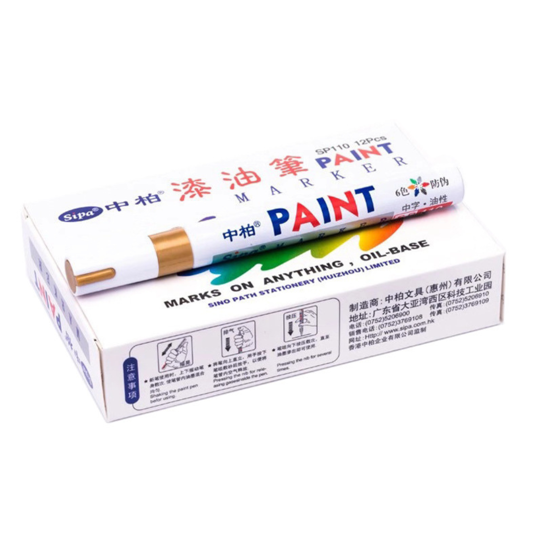 TIREMAX Paint Pen - Marcador para Llantas Blancas🚗🏍️