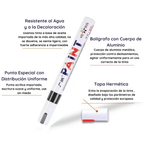 TIREMAX Paint Pen - Marcador para Llantas Blancas🚗🏍️