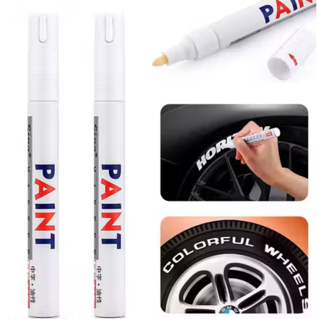 TIREMAX Paint Pen - Marcador para Llantas Blancas🚗🏍️