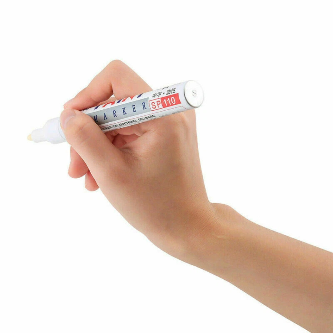 TIREMAX Paint Pen - Marcador para Llantas Blancas🚗🏍️