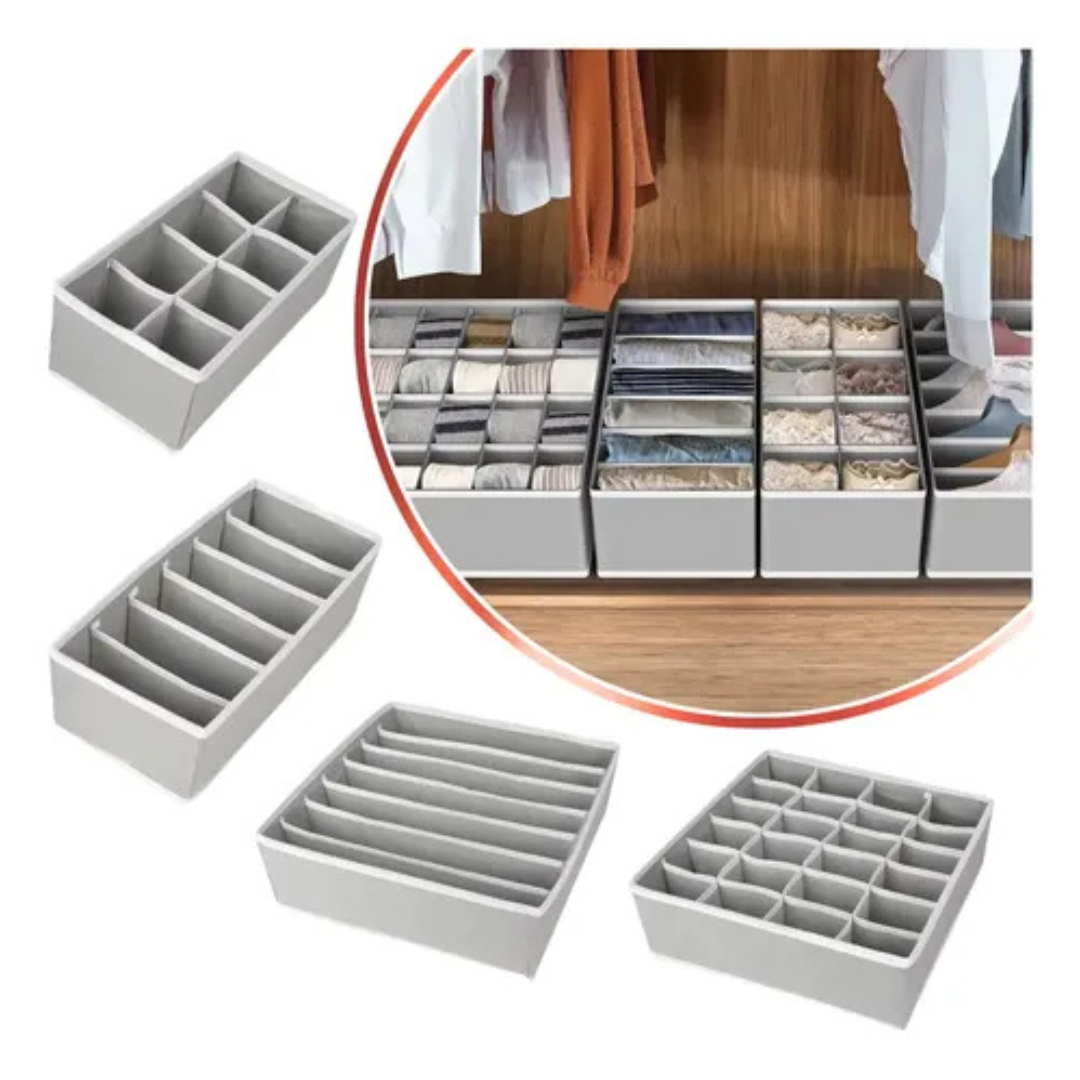 Espacio Zen 🧺 - Set de 4 Cajones Organizadores