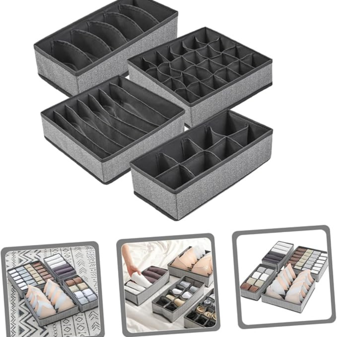 Espacio Zen 🧺 - Set de 4 Cajones Organizadores