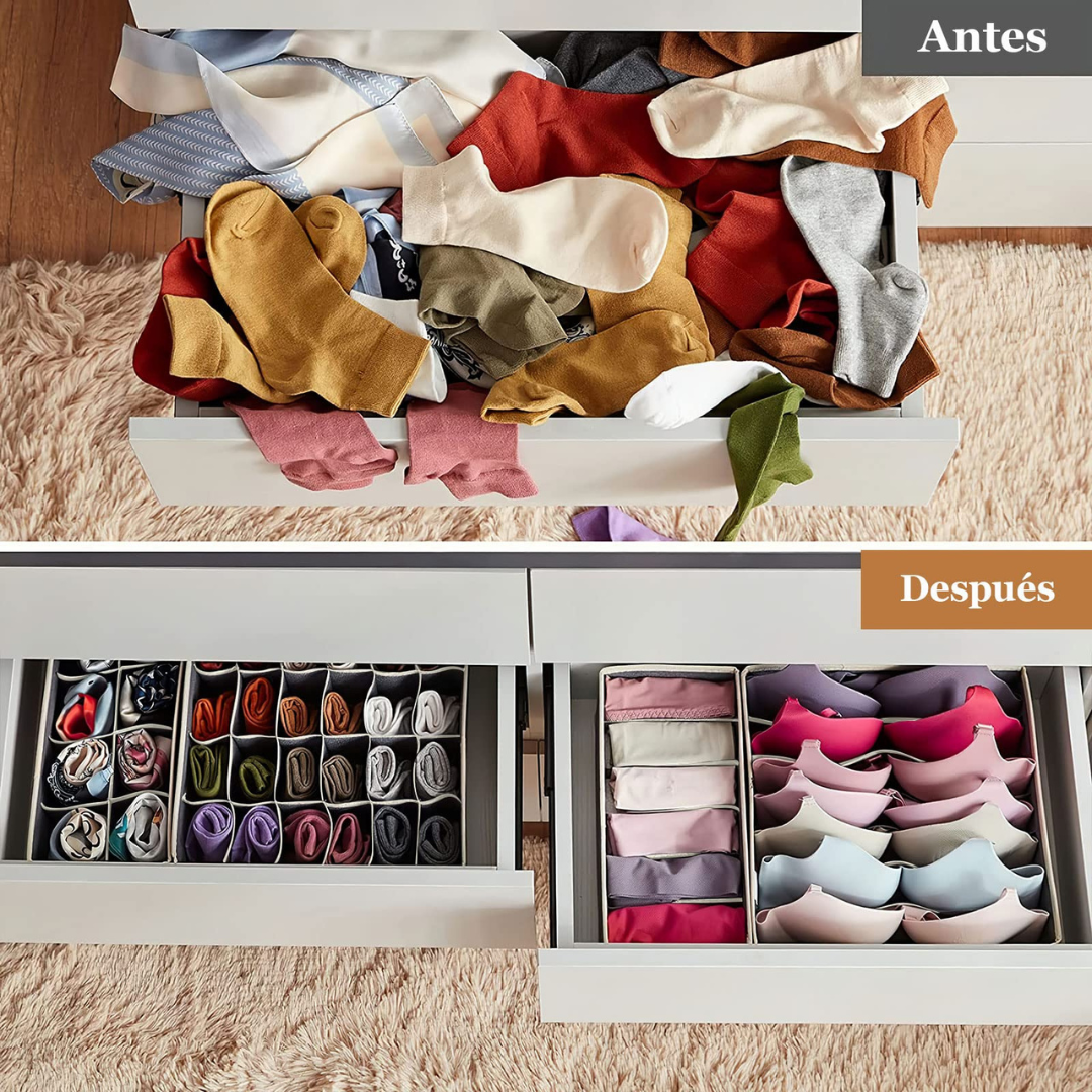 Espacio Zen 🧺 - Set de 4 Cajones Organizadores